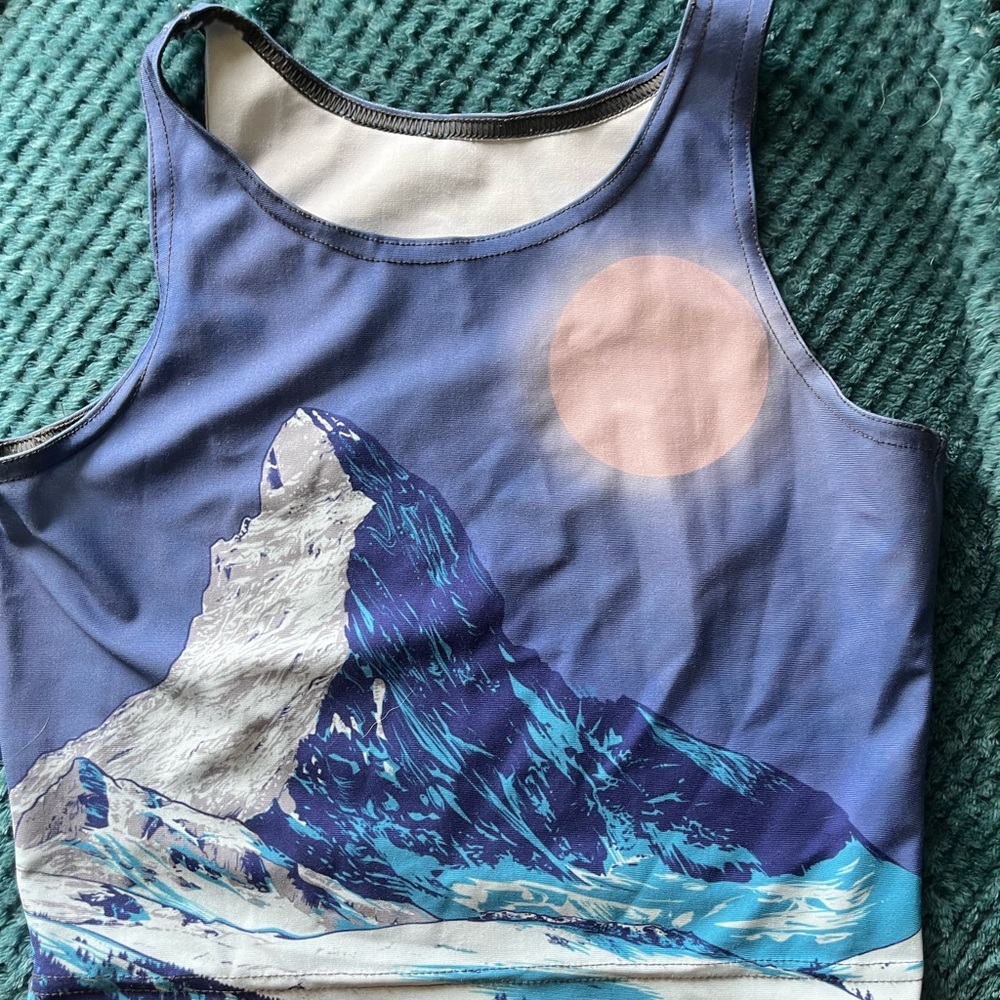 Mountain Print Tank Top Rachel Pohl